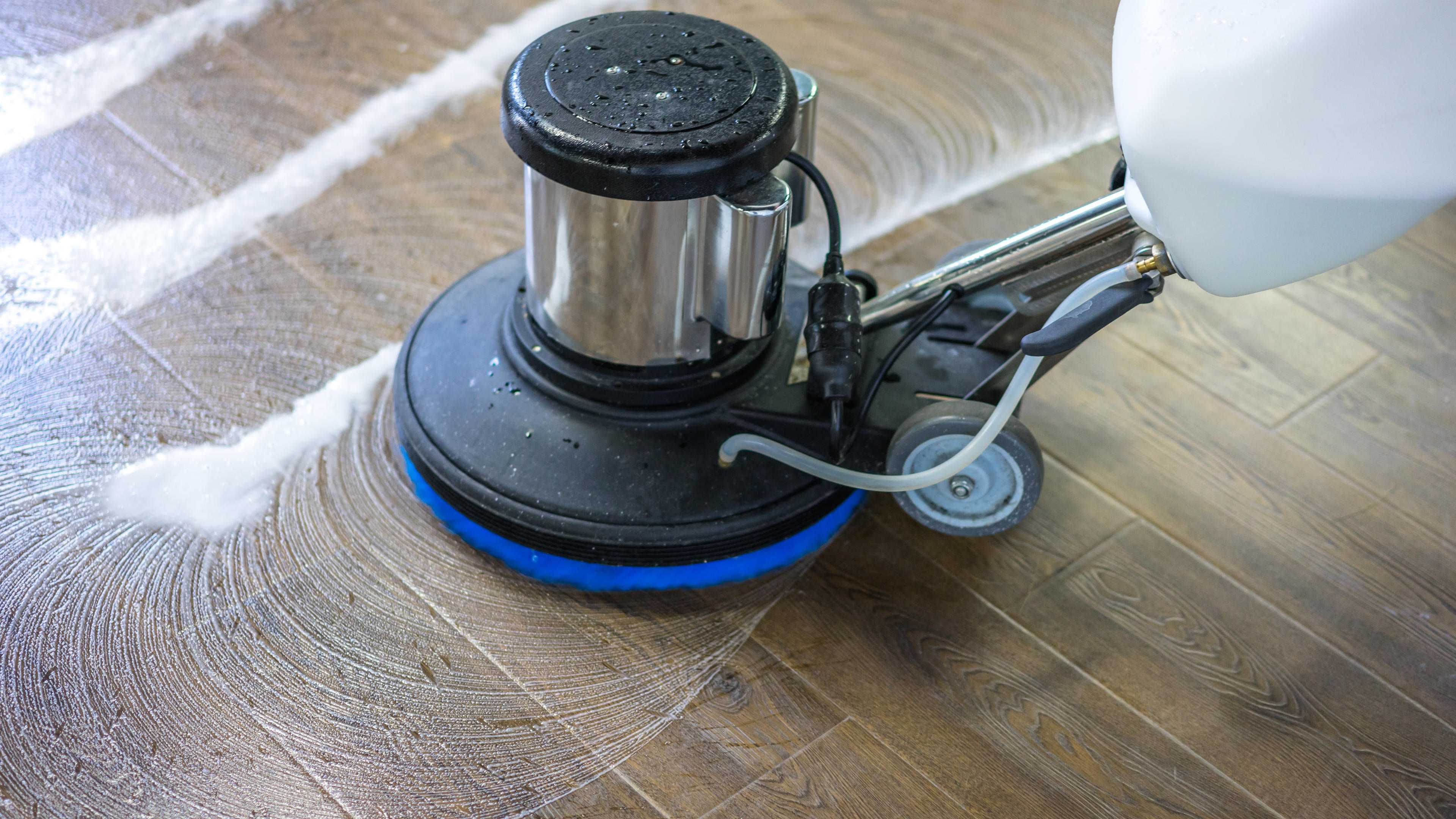 Floor Scrubber Illustrating our Floor Cleaning Service